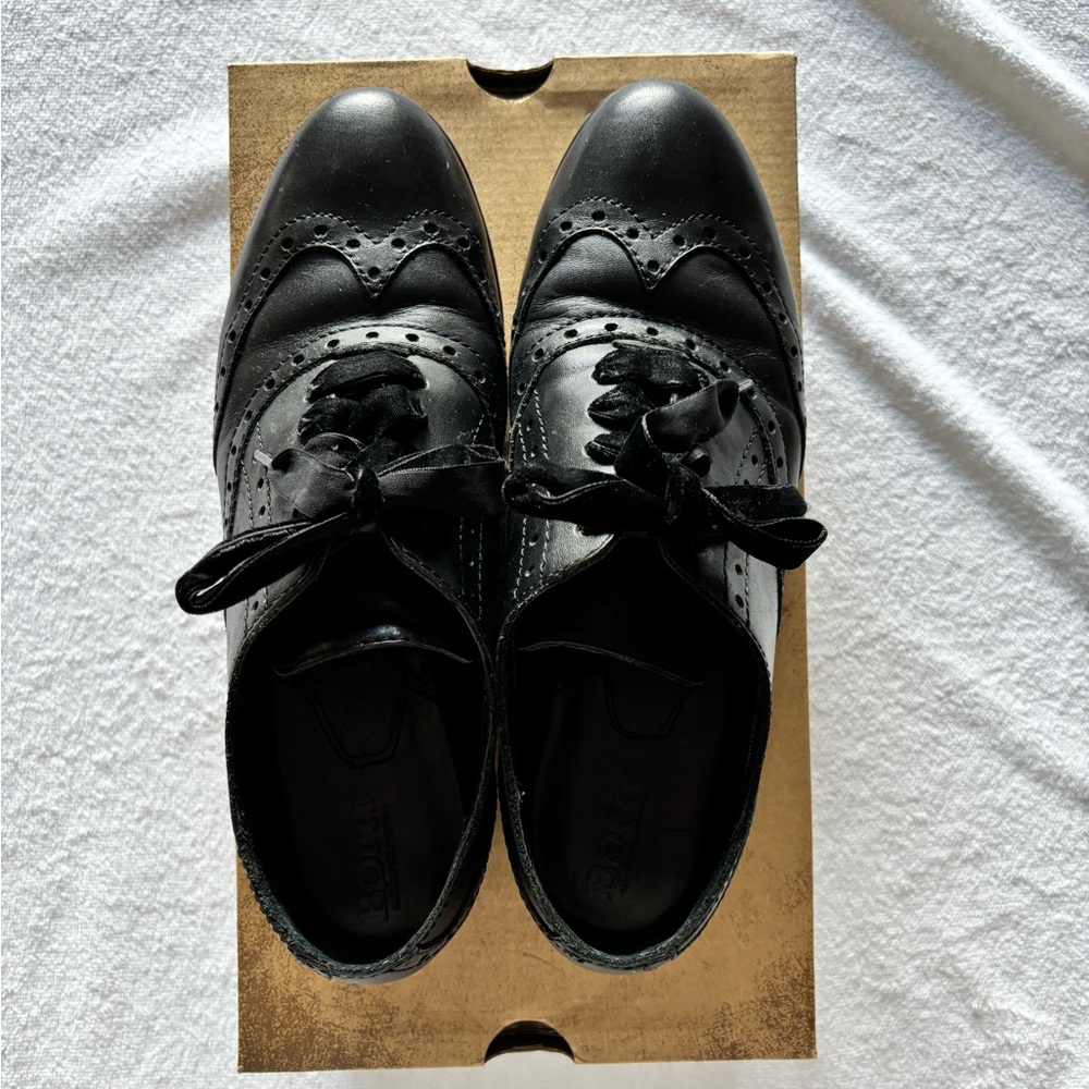 Born Kika Black Leather women’s Oxford Dress Shoes